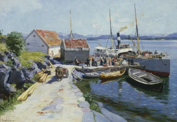 Fähranleger in Westnorwegen
