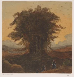 Der Baum mit vielen Vögeln