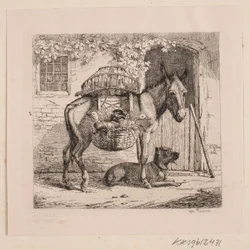 Der Esel des Hühnerhändlers