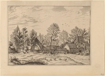 Bauernhof mit Tor