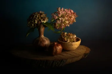 Stimmungsvolle Herbstblumen