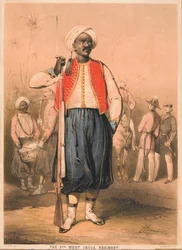 Soldat, 3. Westindisches Regiment