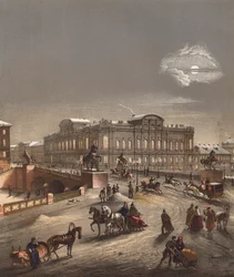 St. Petersburg, Russland, im Winter