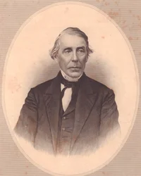 Porträt des amerikanischen methodistischen Geistlichen John Price Durbin (1800-1876), Gravur von W Wellstood aus ladies