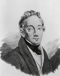 Porträt von Pietro Colletta (1775-1831), italienischer General und Historiker, Gravur