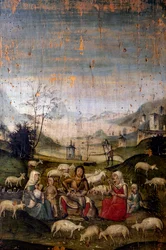 Szene aus dem Alten Testament (Detail)