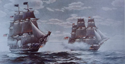 USS Constitution und HMS Java