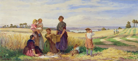 Pause zur Erfrischung, Erntezeit