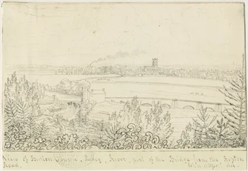 Burton-upon-Trent: Feder- und Tintenzeichnung, undatiert [1799-1854]