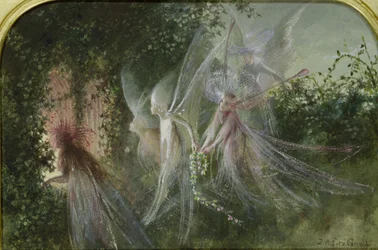 Feen am Fenster, ca. 1864