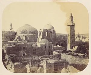 Kuppel des Heiligen Grabes, Jerusalem, 1860er Jahre