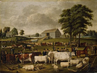 Ein Jahrmarkt in Pennsylvania, 1824