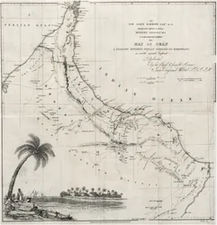 Karte von Oman