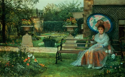 Im Plesaunce, Knostrop Hall, Leeds, 1875