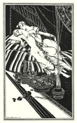 Illustration für Don Juan von Lord Byron: Haidee und Juan waren nicht verheiratet, die Schuld lag bei ihnen, nicht bei mir