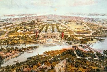 Central Park, Sommer, Blick nach Süden, 1865