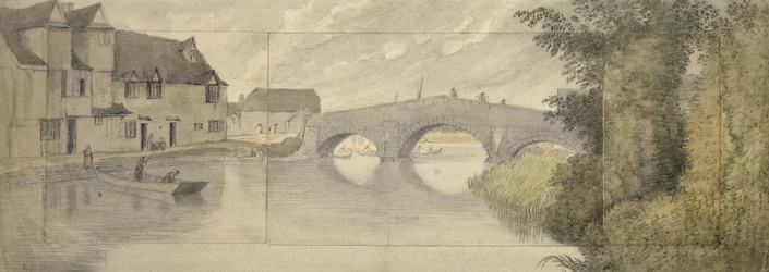 Hythe-Brücke, Oxford, 1789