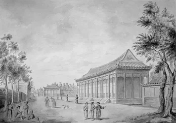 Audienzhalle im Alten Sommerpalast, Peking, 1793