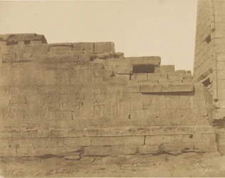 Karnak, Tempel südlich des Hypostylensaals, Südwand (Außenseite)