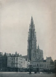 Kathedrale Unserer Lieben Frau, Antwerpen, Belgien, um 1900