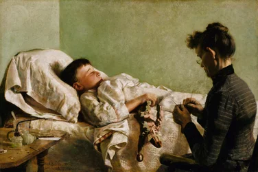 Das kranke Kind, 1893