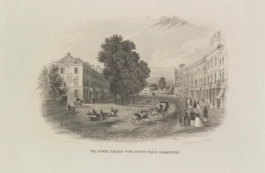 Die untere Parade mit Euston Place, Leamington