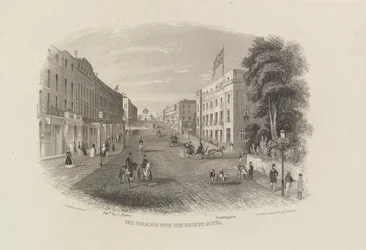 Die Parade mit dem Regent Hotel