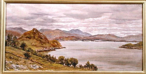 Blick aus Loch Corrie, 27. August 1885