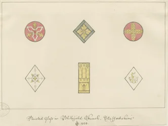 Blithfield Kirche - bemaltes Glas