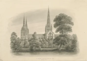 Lichfield Kathedrale - Südansicht