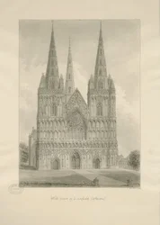Lichfield Kathedrale - Westfront