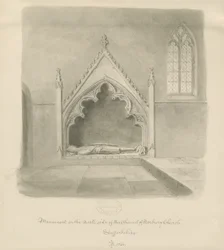 Norbury Kirche - Denkmal für Ralph le Botiler (1843)