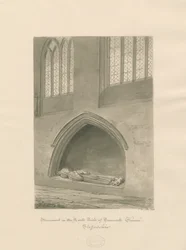 Tamworth Kirche - Denkmal eines Priesters