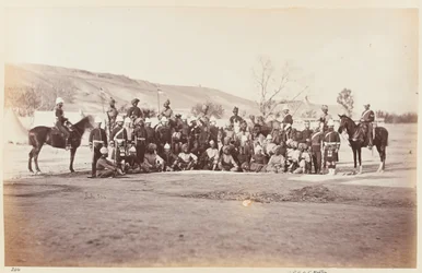 Assistent Adjutant General mit Provost-Marshal und Stab, ca. 1879