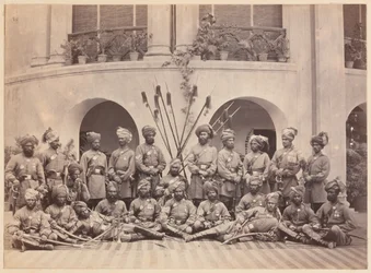 Indische Unteroffiziere der Guides-Kavallerie, 1879
