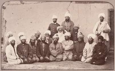 Sirdar Habeeboolah [sic] Gilzai und andere Khans, 1879