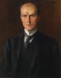 John Quinn von John Butler Yeats, 1908, Öl auf Leinwand, aus der National Portrait Gallery