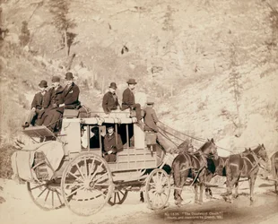 Der Deadwood Coach reist durch South Dakota