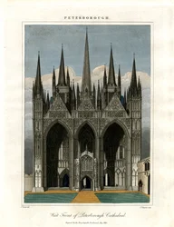 Westfassade der Kathedrale von Peterborough