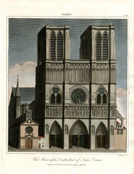 Westfassade der Kathedrale Notre Dame