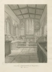 Innenraum der Blithfield Kirche
