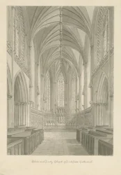 Innenraum der Lichfield Kathedrale - Chor und Marienkapelle
