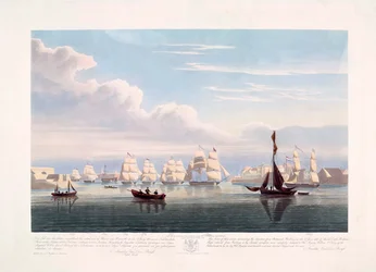 Niederländische Handelsschiffe verlassen Portsmouth, 2. Juni