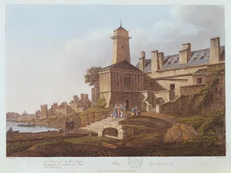 Die Dampfmaschine von Gros-Caillou, 1810
