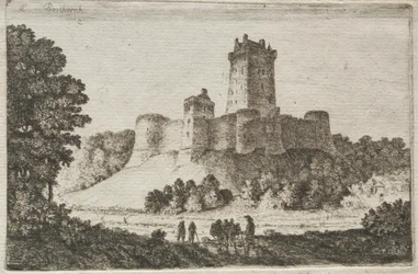 Borthwick Castle von Osten