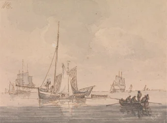 Schiffe in ruhiger See