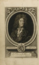 Porträt des Komponisten Henry Purcell 1659-1695, 1702