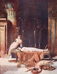 Der Tod Kleopatras, Illustration aus „Hutchinson