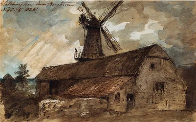 Blatchington Mühle bei Brighton, 1825