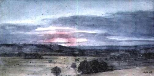 Dedham Vale von East Bergholt: Sonnenuntergang